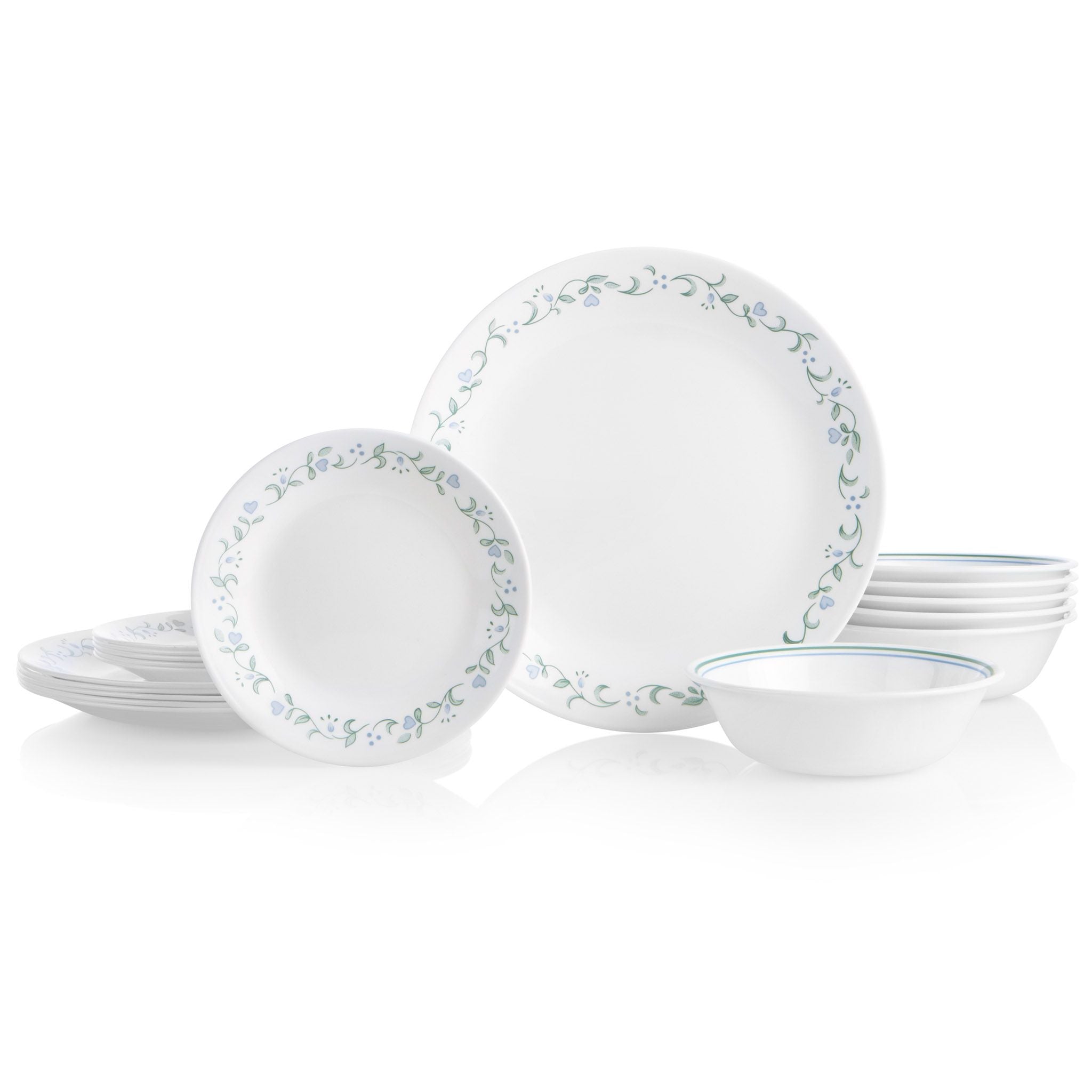 Corelle Country Cottage 18-piece Dinnerware Set. Service for 6