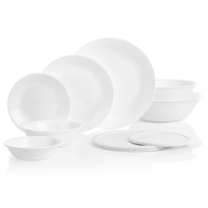Corelle Winter Frost White 78-piece Dinnerware Set. Service for 12