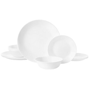 Corelle Winter Frost White 12-piece Dinnerware Set. Service for 4