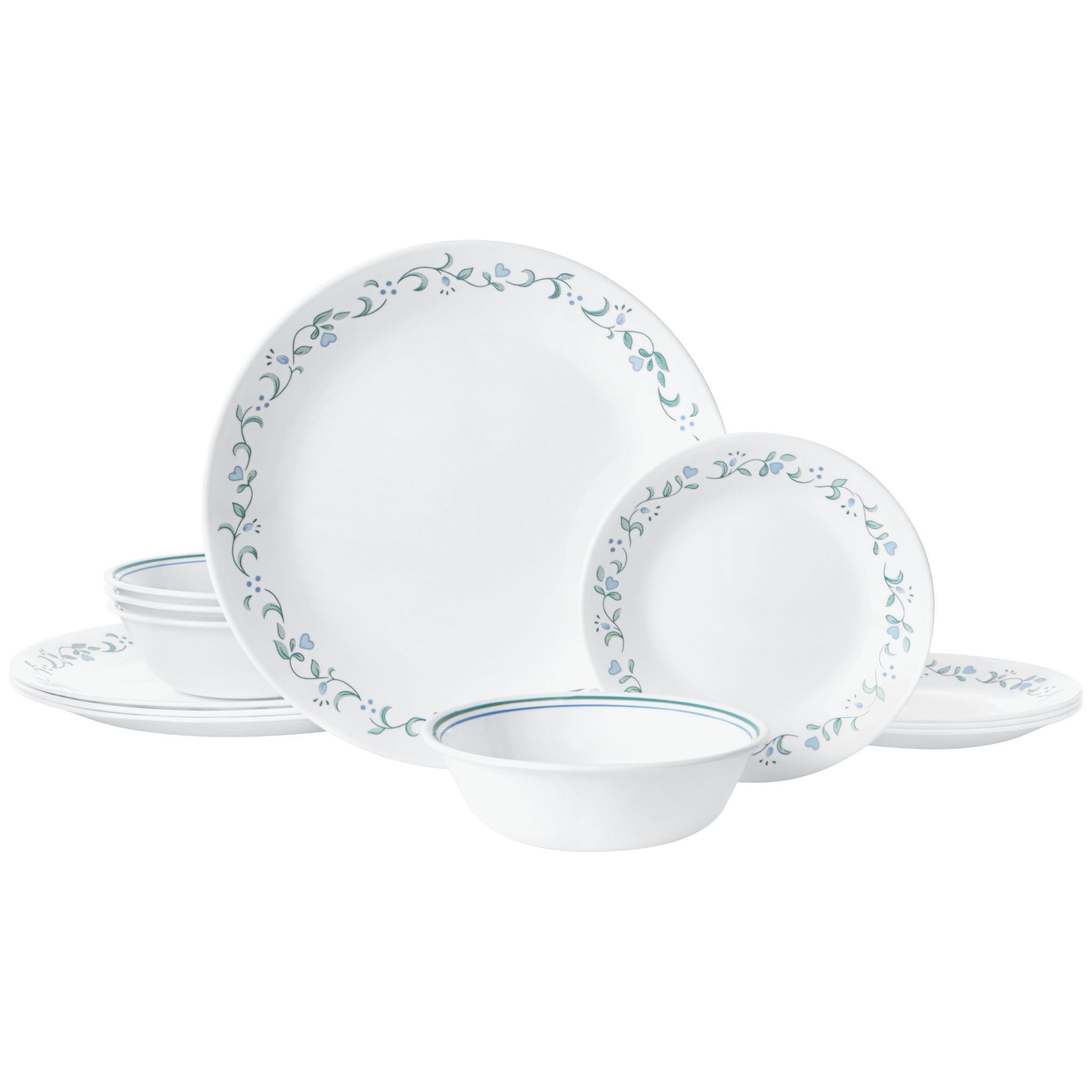 Corelle Country Cottage 12-piece Dinnerware Set. Service for 4