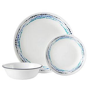 Corelle Ocean Blues 12-piece Dinnerware Set. Service for 4