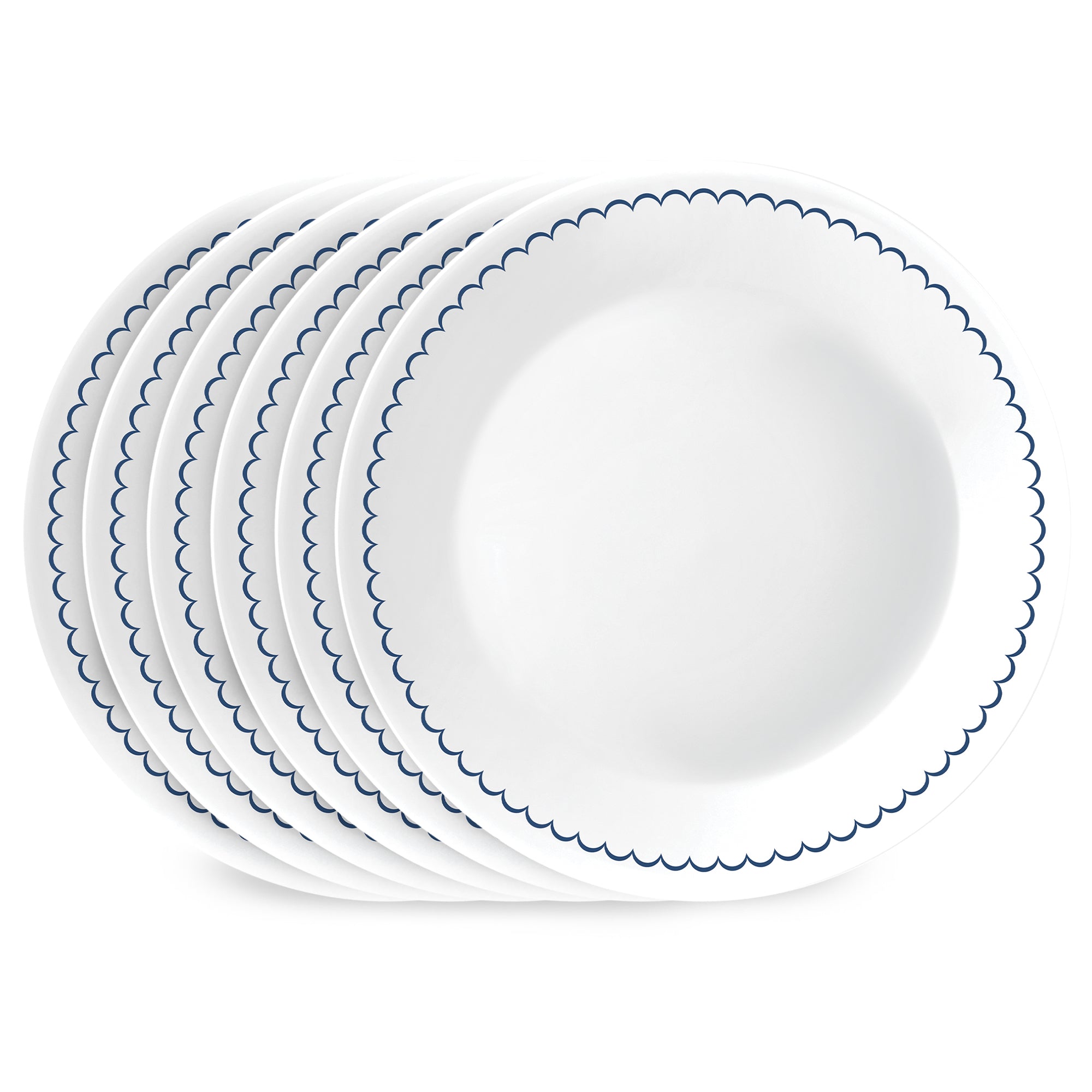 Corelle® Caspian Lace 8.5 Lunch Plate. 6 pack