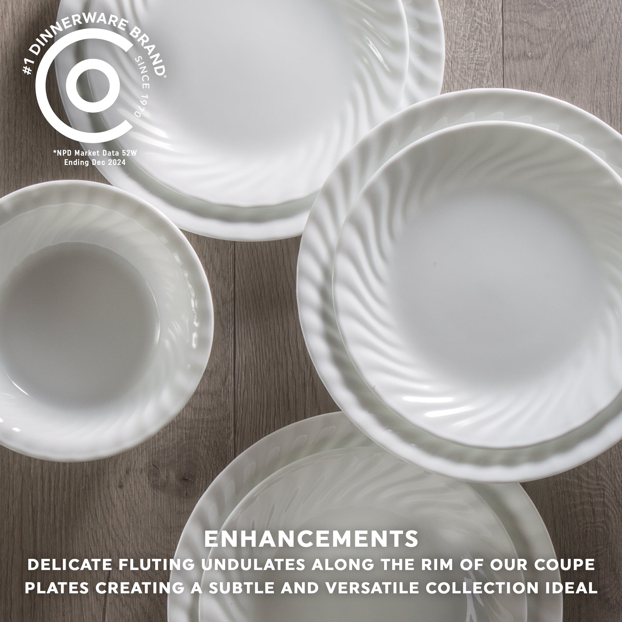 Corelle Enhancements 10.25 Glass Dinner Plate - Image 2