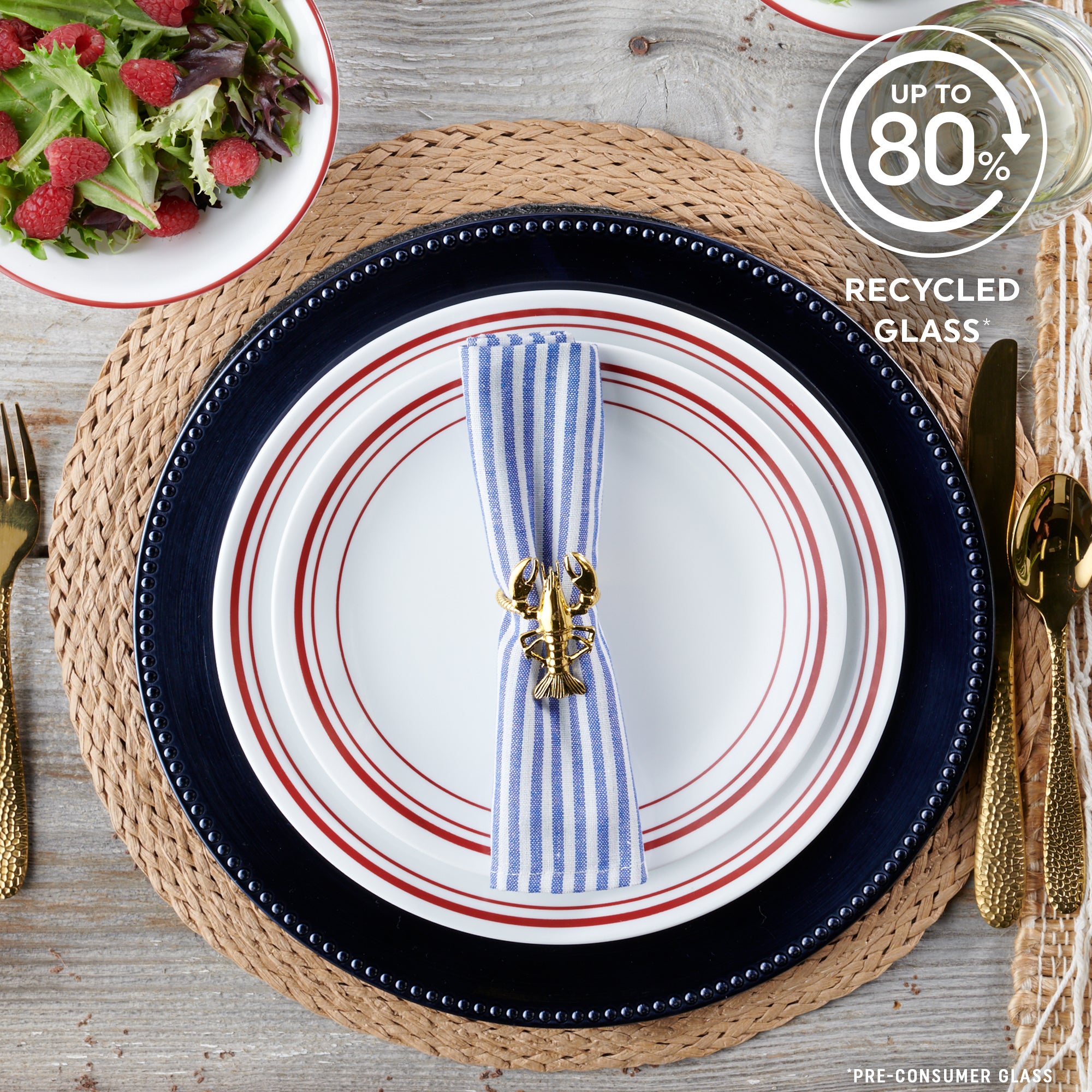 Corelle Logan 18-pc Dinnerware Set. Service for 6 - Image 4