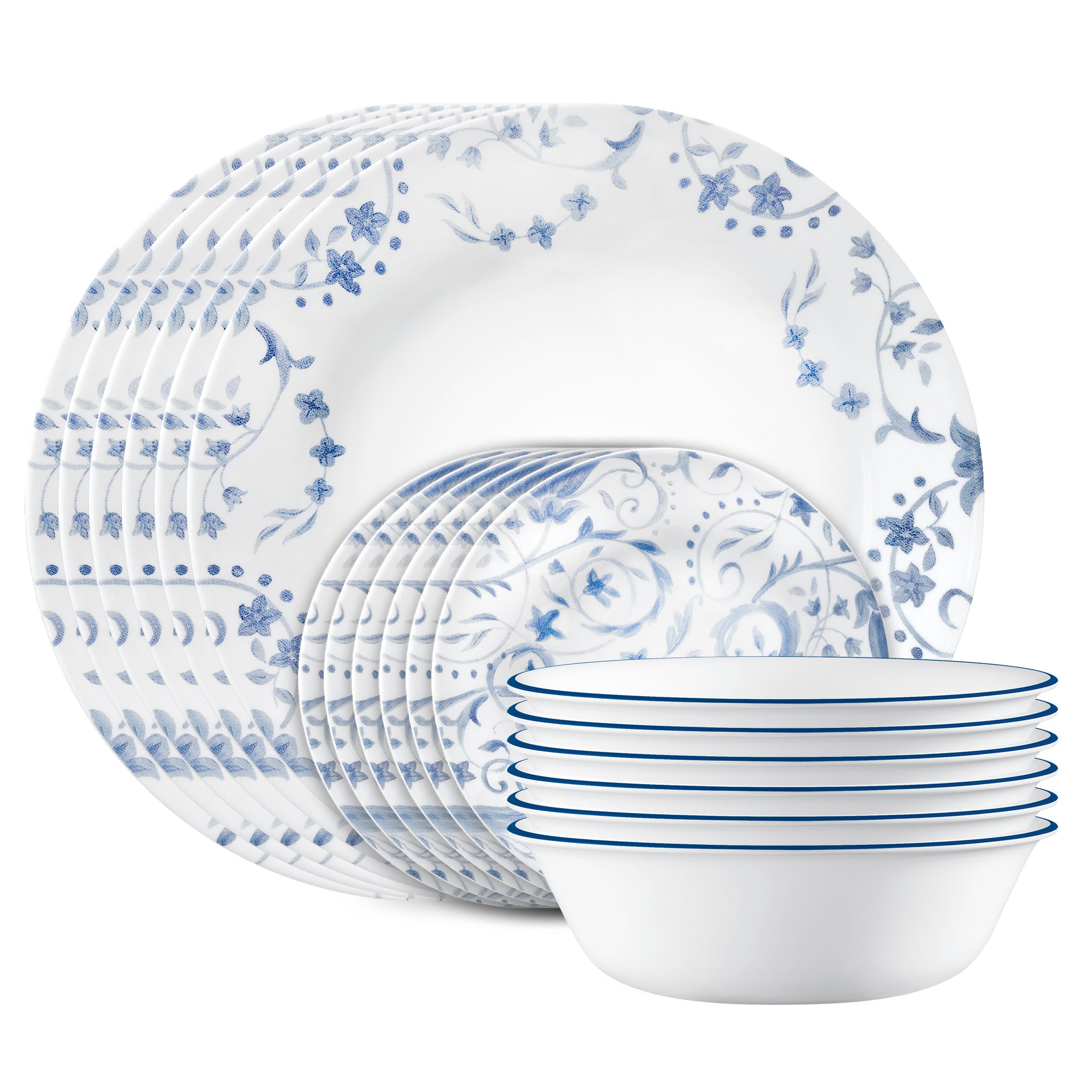 Corelle Darlington 18-piece Dinnerware Set. Service for 6