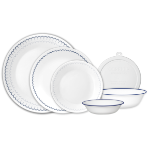 Corelle Caspian Lace 66-piece Dinnerware Set. Service for 12
