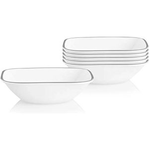 Corelle Urban Arc Square 22-ounce Cereal Bowl. 6 pack