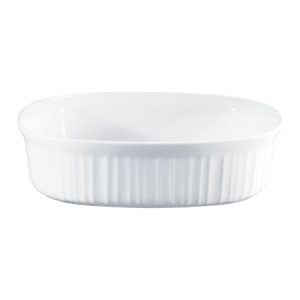 CorningWare French White 2.5-quart Oval Casserole Dish