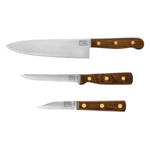 Chicago Cutlery Walnut Tradition 3-piece Knife Set