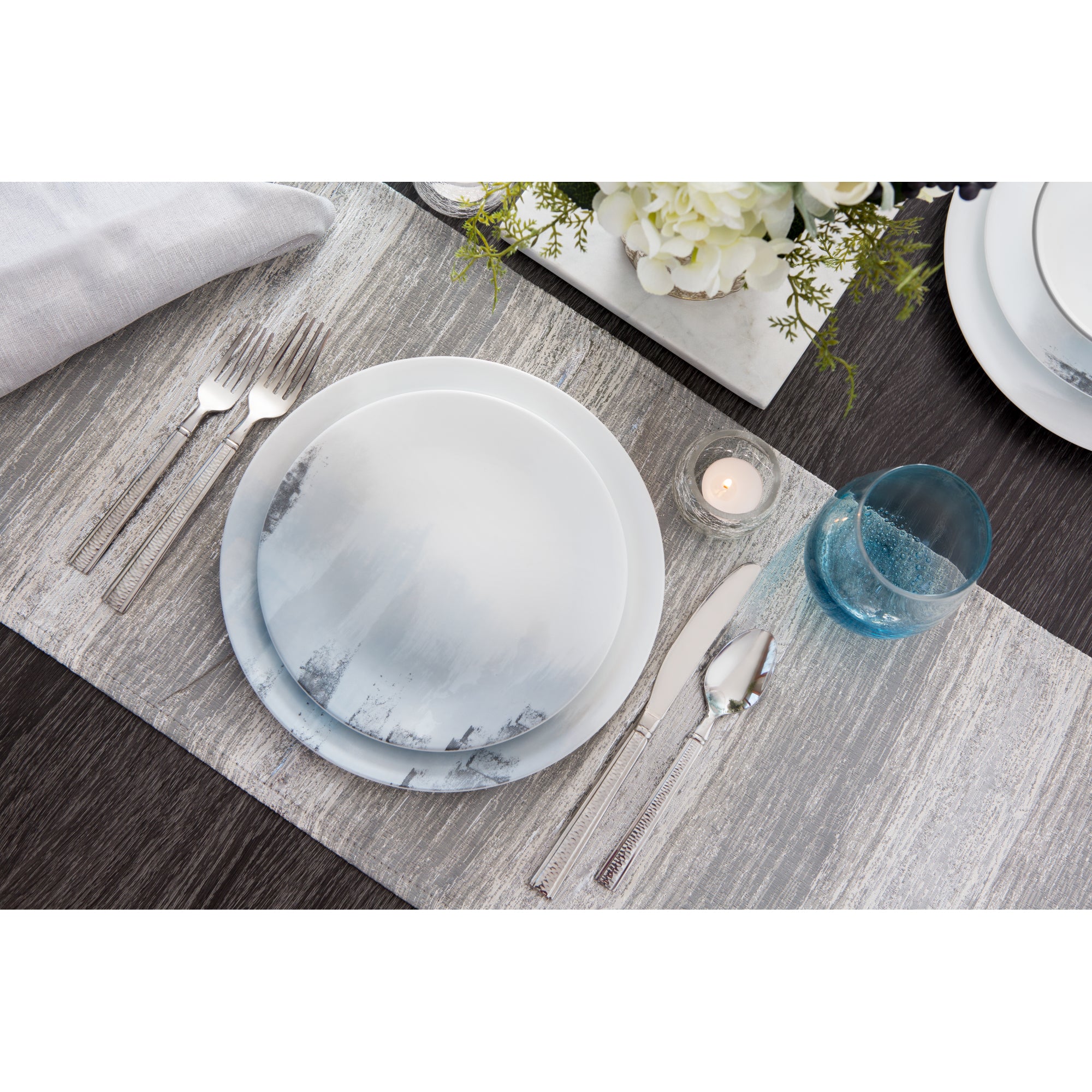 Corelle Tranquil Reflections 12-piece Dinnerware Set. Service for 4 - Image 4