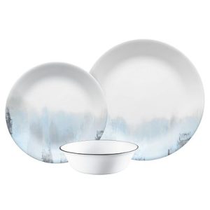 Corelle Tranquil Reflections 12-piece Dinnerware Set. Service for 4