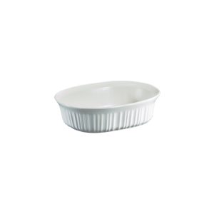 CorningWare French White 1.5-quart Oval Casserole Dish