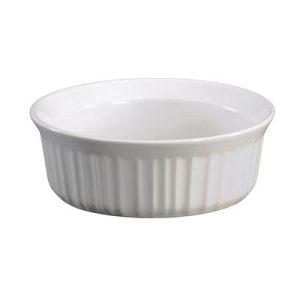 CorningWare French White 24-ounce Casserole Dish