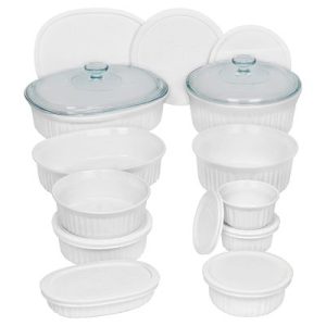 CorningWare French White 20-piece Bakeware Set